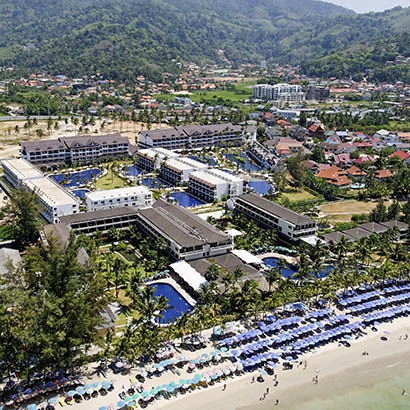 カマラビーチホテル全景